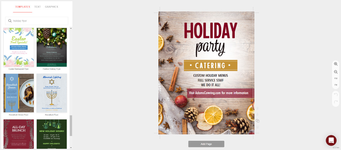 Create Holiday Flyers